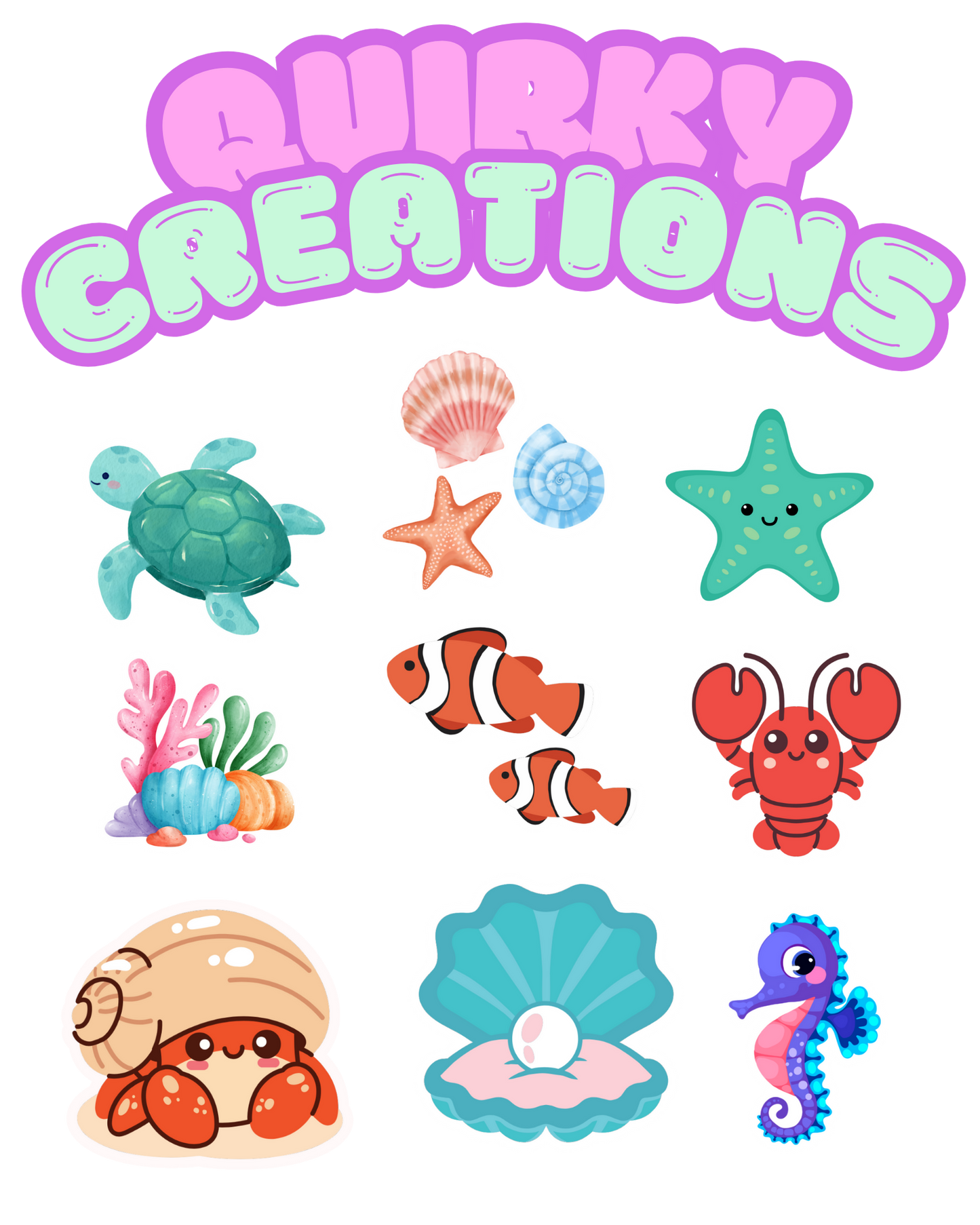 Sea Life stickers